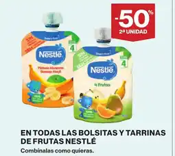 Supercor NESTLE En todas las bolsitas y tarrinas de frutas oferta