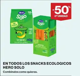 Supercor HERO SOLO En todos los snacks ecologicos oferta