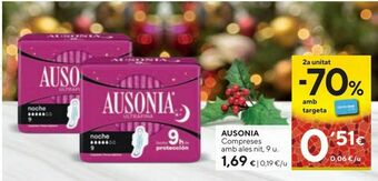 Caprabo Compresas ausonia oferta