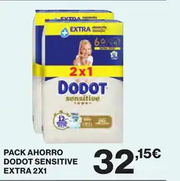 Supercor DODOT SENSITIVE Pack ahorro extra 2x1 oferta