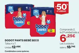 Supercor DODOT Pants bebé seco oferta