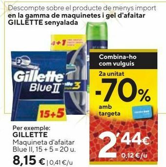 Caprabo Maquinilla gillette oferta