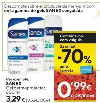 Caprabo Gel sanex oferta