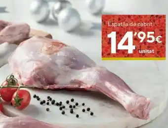 Caprabo Carne de cabra oferta