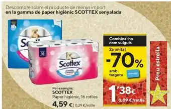 Caprabo Papel de cocina scottex oferta