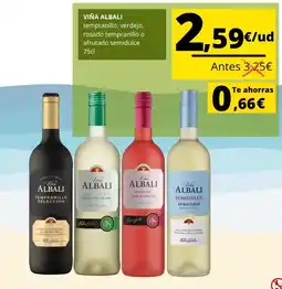 Tu Trébol Hipermercados Viña albali - tempranillo oferta