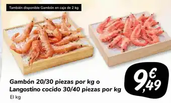 Carrefour Market Gambón o langostinos cocido oferta
