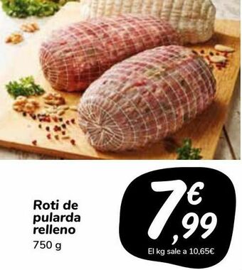 Carrefour Market Roti de pularda relleno oferta