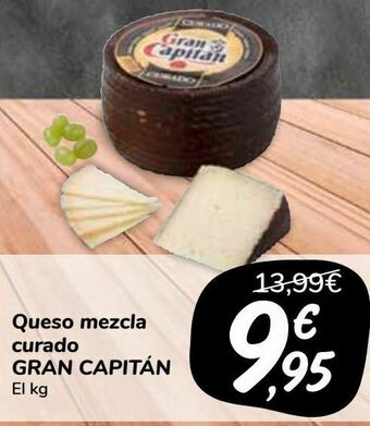 Carrefour Market Queso mezcla curado gran capitán oferta
