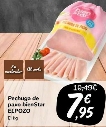 Carrefour Market Pechuga de pavo bienstar elpozo oferta