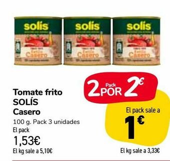 Carrefour Market Tomate frito solís casero oferta