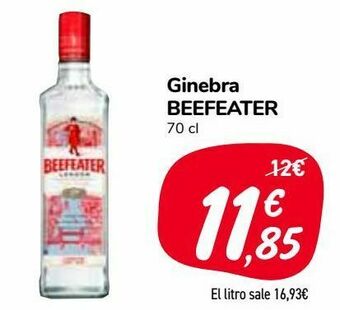 Carrefour Market Ginebra beefeater oferta