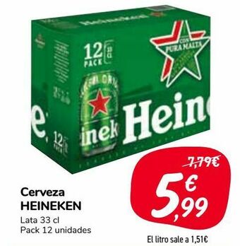 Carrefour Market Cerveza heineken oferta