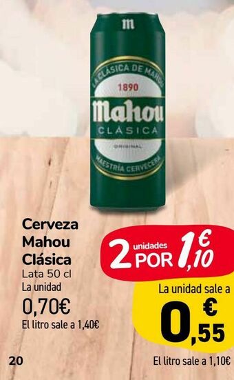 Carrefour Market Cerveza mahou clásica oferta