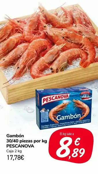 Carrefour Market Gambón 30/40 piezas pescanova oferta
