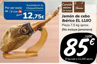 Carrefour Market Jamón de cebo ibérico el lujo oferta