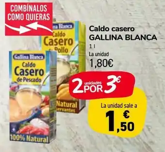 Carrefour Market Caldo casero gallina blanca oferta