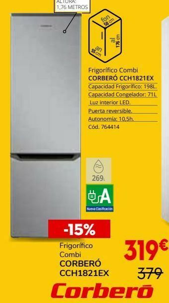Conforama Frigorífico combi corberó oferta