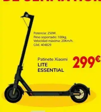 Conforama Patinete eléctrico xiaomi oferta