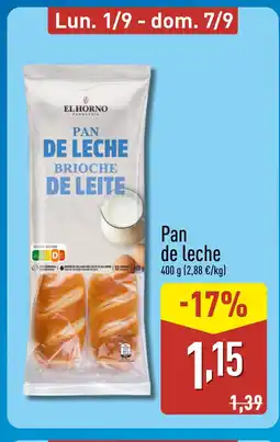 ALDI Pan de leche oferta