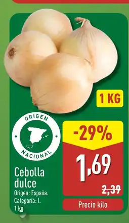 ALDI Cebolla dulce oferta