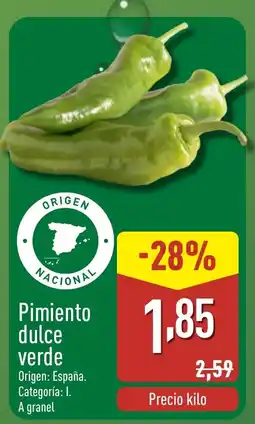 ALDI Pimiento dulce verde oferta