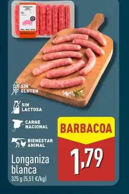 ALDI Longaniza blanca oferta