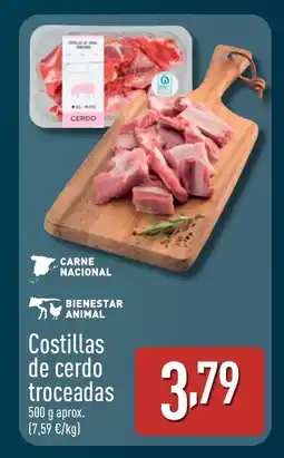 ALDI Costillas de cerdo troceadas oferta