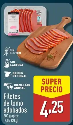 ALDI Filetes de lomo adobados oferta