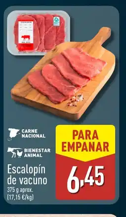 ALDI Escalopín de vacuno oferta