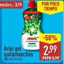 ALDI ARIEL gel quitamanchas oferta