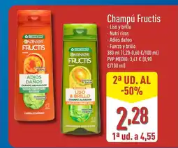 ALDI FRUCTIS Champú oferta