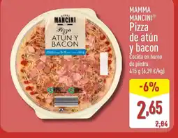 ALDI MAMMA MANCINI Pizza de atún y bacon oferta