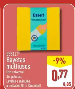 ALDI ESSELT Bayetas multiusos oferta