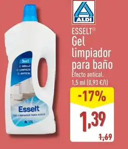 ALDI ESSELT Gel limpiador para baño oferta