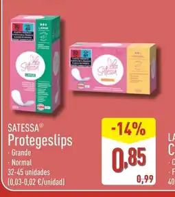 ALDI SATESSA Protegeslips oferta