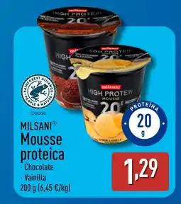 ALDI MILSANI Mousse proteica oferta