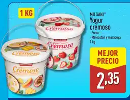 ALDI MILSANI Yogur cremoso oferta