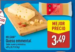 ALDI MILSANI Queso emmental oferta