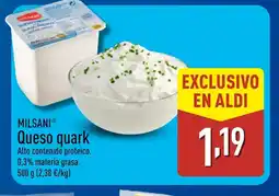 ALDI MILSANI Queso quark oferta