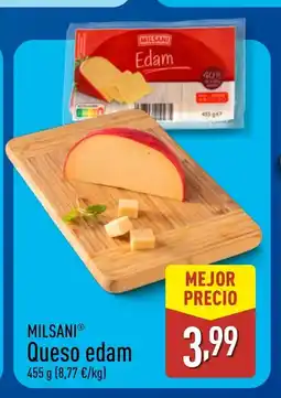 ALDI MILSANI Queso edam oferta
