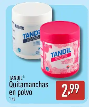 ALDI TANDIL Quitamanchas en polvo oferta