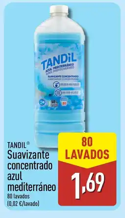 ALDI TANDIL Suavizante concentrado azul mediterráneo oferta