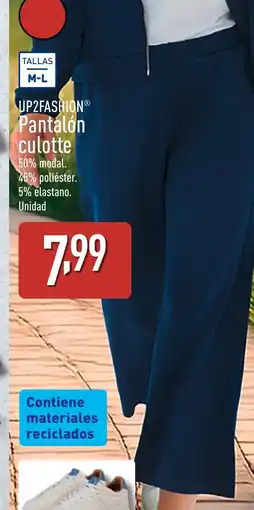 ALDI UP2FASHION Pantalón culotte oferta