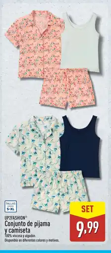 ALDI UP2FASHION Conjunto de pijama y camiseta oferta