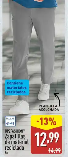 ALDI UP2FASHION Zapatillas de material reciclado oferta