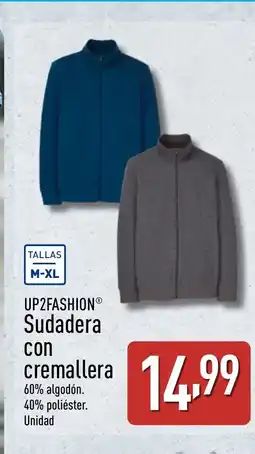 ALDI UP2FASHION Sudadera con cremallera oferta