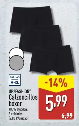ALDI UP2FASHION Calzoncillos bóxer oferta