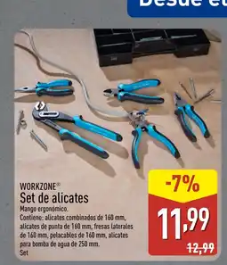 ALDI WORKZONE Set de alicates oferta