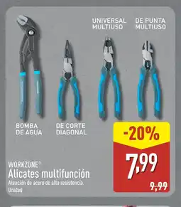 ALDI WORKZONE Alicates multifunción oferta